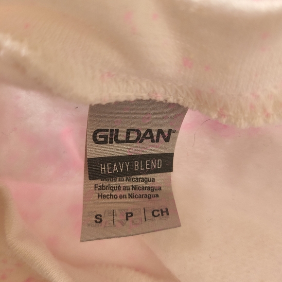 NWOT Splatter Happy Face Crew Neck Sweatshirt Size Small - Picture 5 of 6